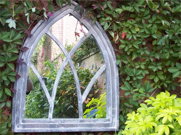 Garden Mirror: Decor Hugmyndir (20 myndir)