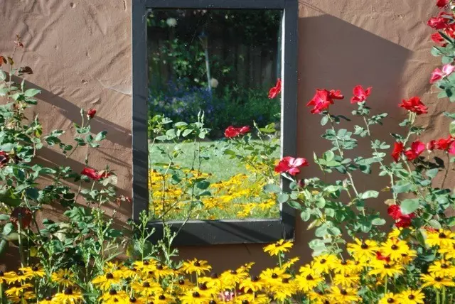 Garden Mirror: Декор идеялары (20 сүрөт)