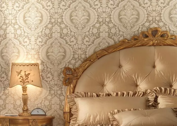 Wallpaper karo vensel lan panggunaan ing njero ruangan macem-macem kamar