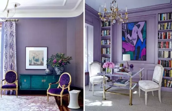 Mi a lila szín a belső térben