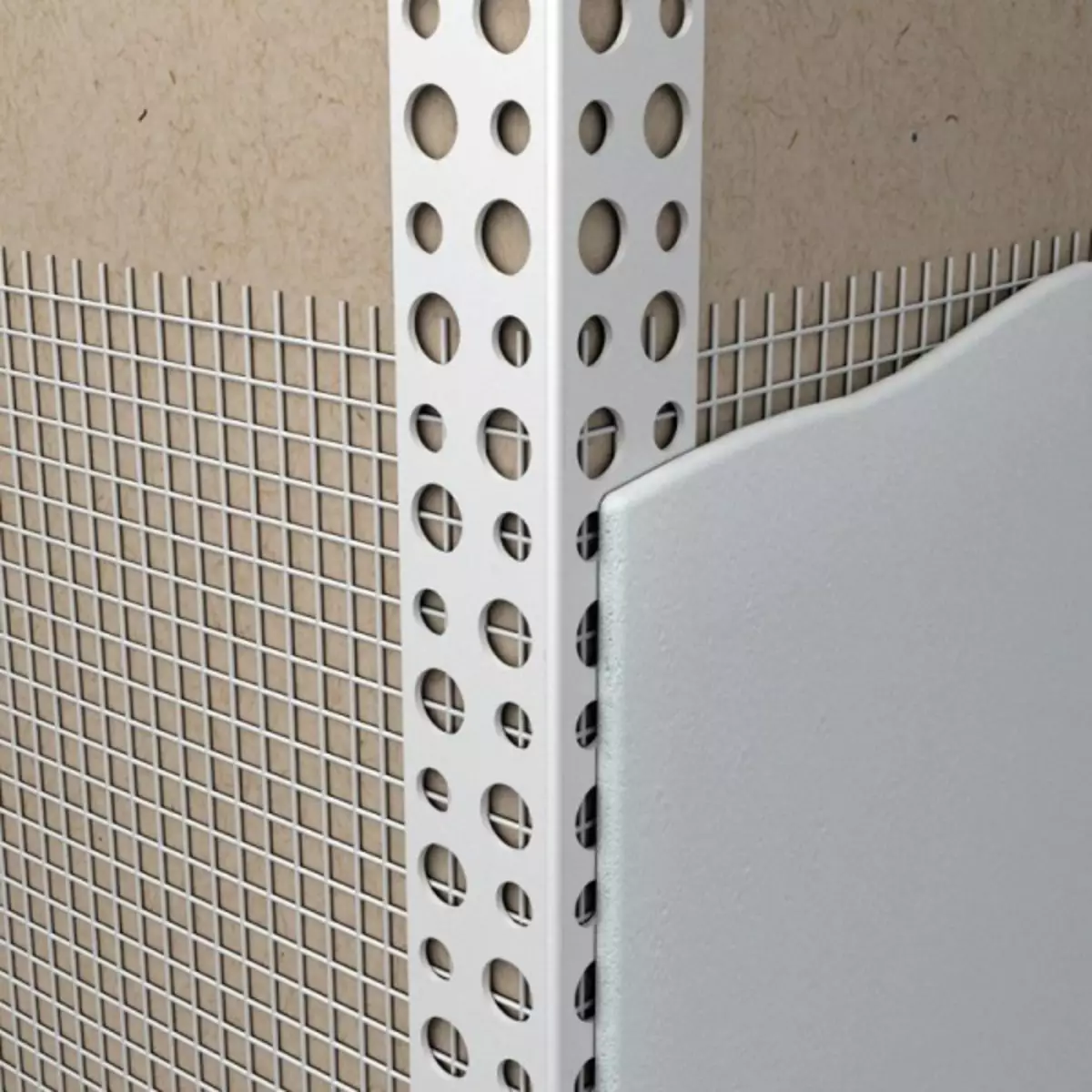 타락 콘크리트 - 화공 콘크리트 벽에 석고 적용 기술 방법
